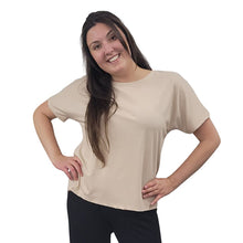 WOMEN'S LOOSE T SHIRT SLEEVE CHAMPAGNE