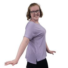 WOMEN'S LOOSE T SHORT SLEEVE LAVENDER