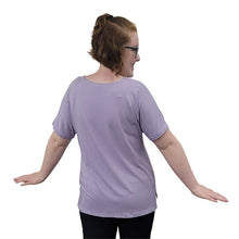 WOMEN'S LOOSE T SHORT SLEEVE LAVENDER