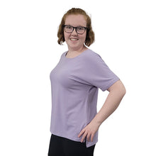 WOMEN'S LOOSE T SHORT SLEEVE LAVENDER