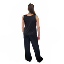 WOMEN'S PALAZZO PANTS BAMBOO BLACK