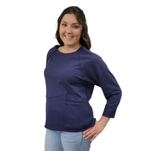 WOMEN'S SCRAP SWEATSHIRTS FRENCH TERRY NAVY