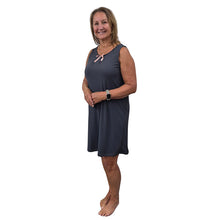 WOMEN'S SLEEVELESS DRESS DARK GREY