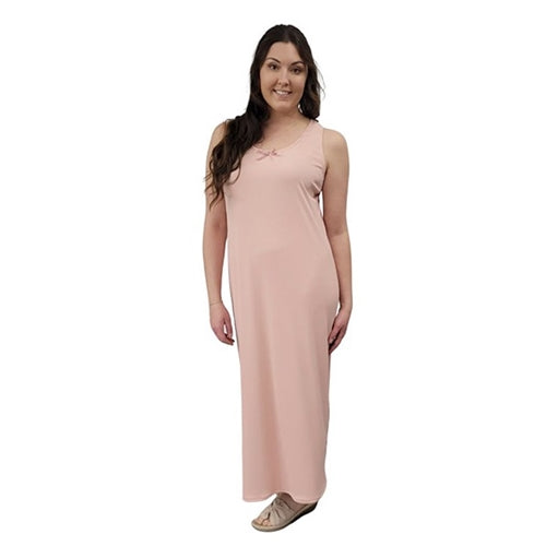 WOMEN'S SLEEVELESS LONG DRESS BALLERINA PINK