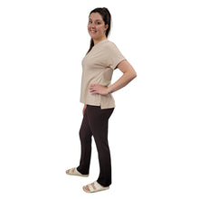 WOMEN'S SLIM FIT PANTS BAMBOO FRENCH TERRY BROWN