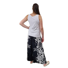 WOMEN'S WRAP PANTS FLORAL NAVY/WHITE