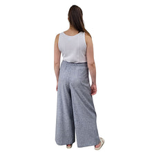 WOMEN'S WRAP PANTS HEMP DENIM CHAMBRAY