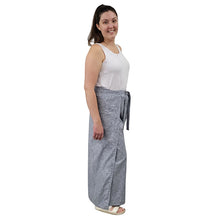 WOMEN'S WRAP PANTS HEMP DENIM CHAMBRAY