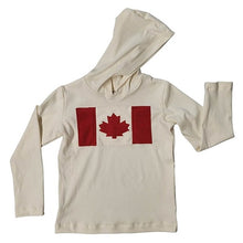 YOUTH CANADA HOODED PULLOVER COTTON NATURAL