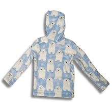 YOUTH HOODED PULLOVER WHISPER POLAR BEAR