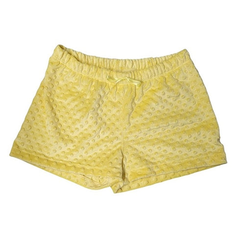 YOUTH PJ SHORTS WHISPER BUBBLE BANANA YELLOW