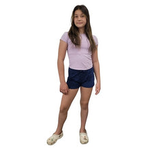 YOUTH PJ SHORTS WHISPER BUBBLE NAVY