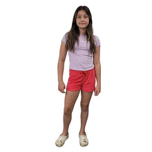 YOUTH PJ SHORTS WHISPER BUBBLE RED