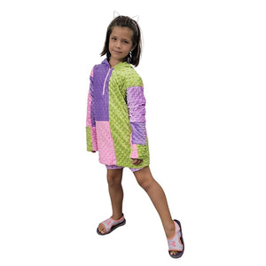 YOUTH SCRAP ZIP HOODIE WHISPER BUBBLE COLOURS