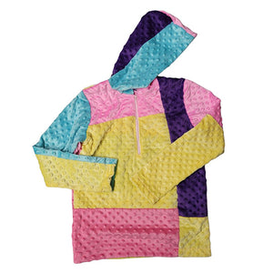 YOUTH SCRAP ZIP HOODIE WHISPER BUBBLE COLOURS