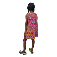 YOUTH SUN DRESS DIAMOND PRINT PINK