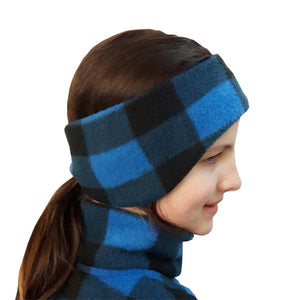 HEADBAND ARCTIC FLEECE PRINT Made in Canada