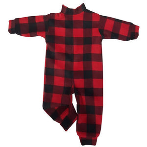 INFANT ONESIE BUFFALO CHECK RED Made in Canada