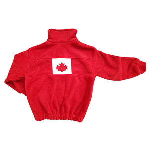 YOUTH CANADA BOMBER JACKET RED