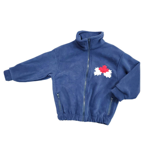 CHILD CANADA BOMBER JACKET NAVY Made in Canada