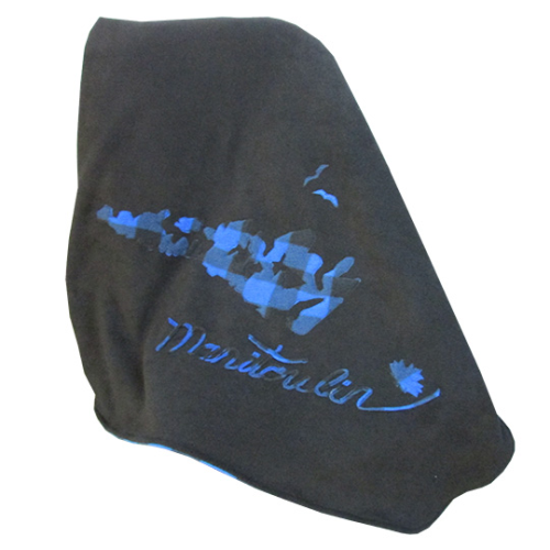 MANITOULIN THROW BLANKET BUFFALO CHECK BLUE Made in Canada