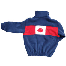 CHILD CANADA BOMBER JACKET NAVY Made in Canada