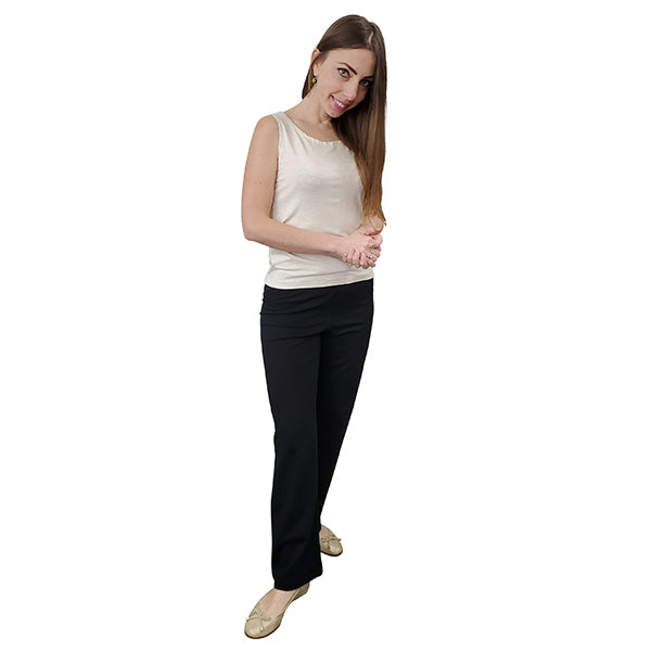 WOMEN'S BAMBOO CASUAL PANTS BLACK Made in Canada – My Ol' Blues